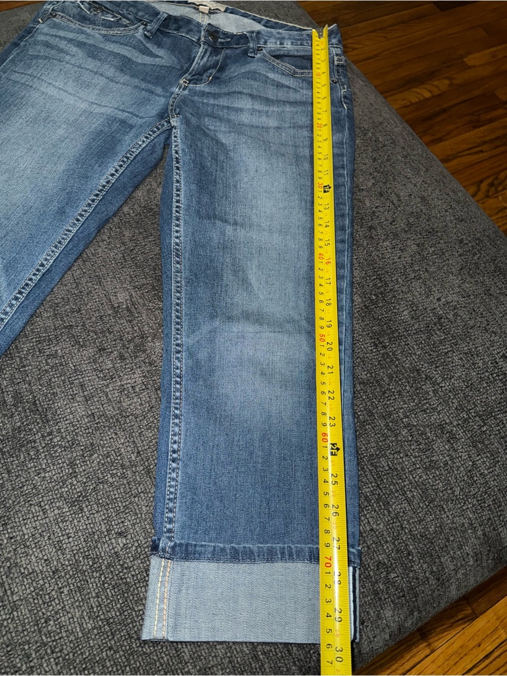 Banana Republic Stretch Cuffed Capri Jeans Women’s 28/6 Medium Wash - Picture 3 of 10